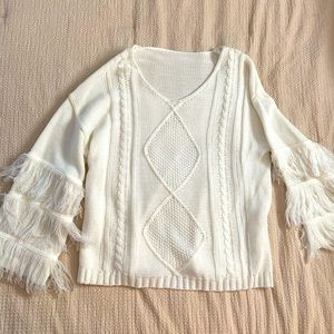 Fringe Oversized Sweater